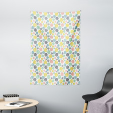 Floral Branch Rounds Art Tapestry