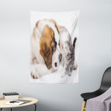 Sniffing Animals Photo Tapestry