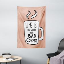 Coffee Lover Mug Concept Tapestry