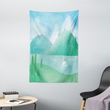 Spring Pastoral Landscape Tapestry