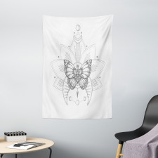 Butterfly Floral Mystic Tapestry