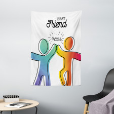 High 5 Buddies Art Tapestry