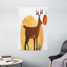 Smiling Antler Meadow Tapestry