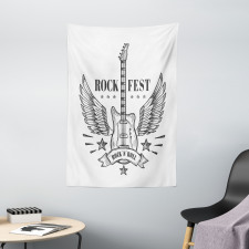 Rock Festival Design Tapestry