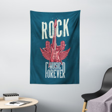 Microphones and Wings Tapestry