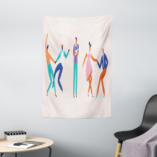 Dancing Men and Women Tapestry