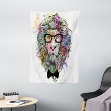 Lion Bow Creative Splashes Tapestry