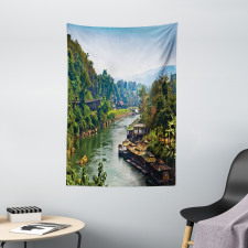 Tropic Thai Village Tapestry