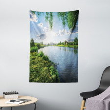 Calm River in Summer Tapestry