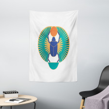 Scarab Holding Sun Tapestry