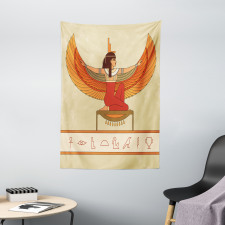 Historical Myth Woman Wing Tapestry