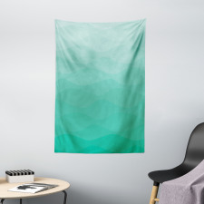 Tender Color Change Waves Art Tapestry