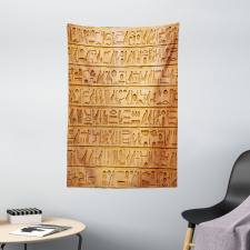 Hieroglyphs Composition Tapestry