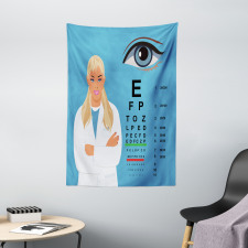 Female Ophthalmologist Tapestry