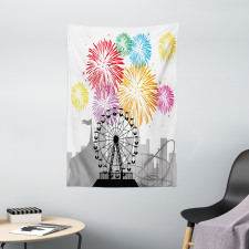 Fireworks Circus Fun Tapestry