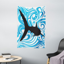 Swirling Waves and a Big Fish Tapestry