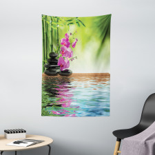 Tropic Orchid Flower Tapestry