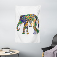 Elephant Asian Symbol Tapestry