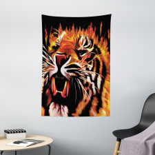 Hunter Forest King Tiger Tapestry