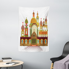 Slavic Architecture Fantasy Tapestry