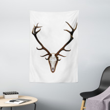 Deer Stag Bones Mounted Tapestry