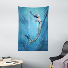 Mermaid Myth Creature Tapestry