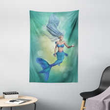 Mermaids Swimming Tapestry