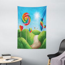 Candy Land Lollipops Tapestry
