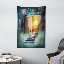 Magic Book and Animals Tapestry