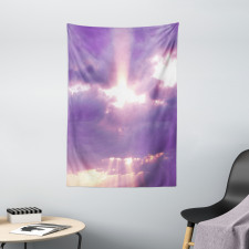 Romantic Cloudy Sky Tapestry