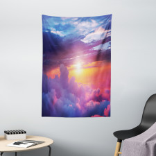 Sunset Sky and Clouds Tapestry