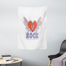 Winged Heart Motivation Tapestry