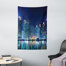 Urban Skyline Photo Tapestry