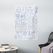 Cosmic Space Adventure Tapestry