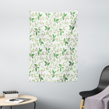 Ivy Green Leaves Tapestry