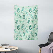 Exotic Lizard Reptile Tapestry