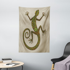 Lizard Pattern Tapestry