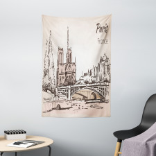 Art Cityscape Tapestry