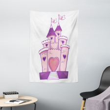 Cheerful Dreamy Fortress Tapestry