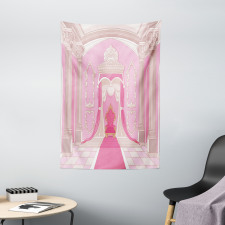 Fantasy Cartoon Room Graphic Tapestry