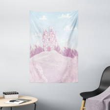 Magic Princess Château Art Tapestry