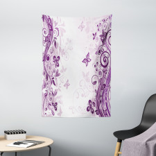 Swirling Flowers Wild Tapestry