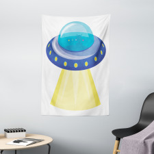 UFO Unknown Flying Object Tapestry