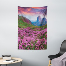 Mountain Village Fall Tapestry