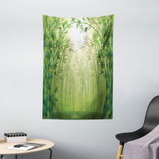 Bamboo Trees in Forest Tapestry