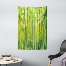 Bamboo Sprout Stem Forest Tapestry