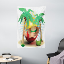 Exotic Summer Paradise Tapestry