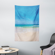 Paradise Sunny Sky Scene Tapestry