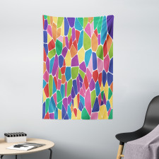 Irregular Colorful Cells Tapestry