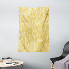 Pastel Monochrome Triangles Tapestry